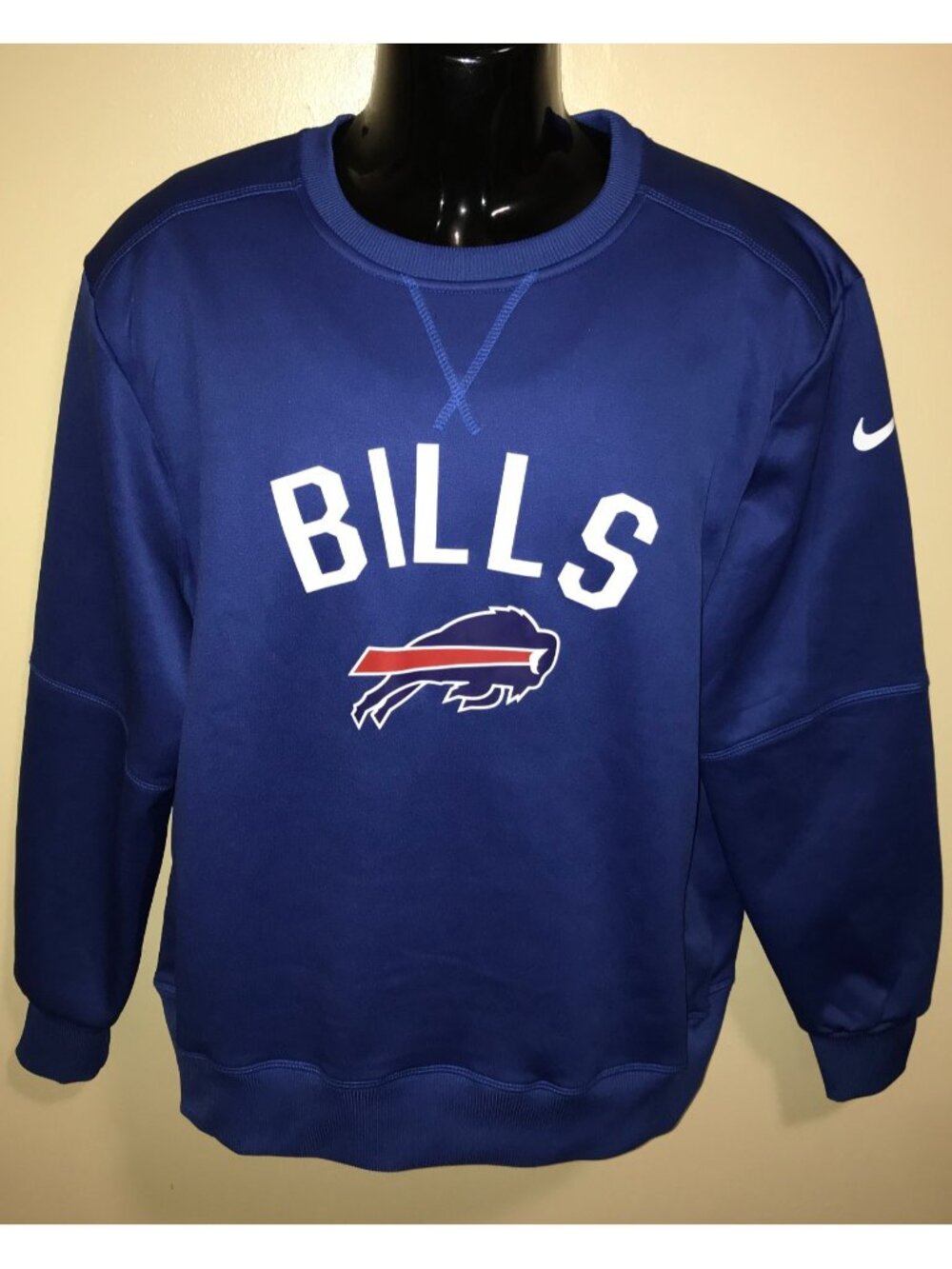 Men's Vintage Nike Team Apparel Buffalo Bills Sweatshirt- Size: L